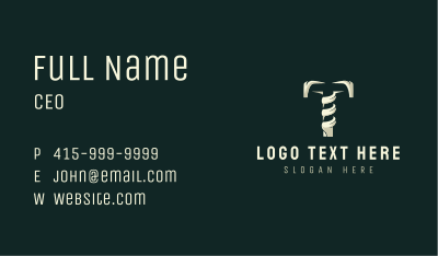 Letter T Urban Clothing Business Card Image Preview