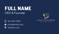 Legal Notary Quill Business Card Image Preview