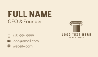 Corporate Office Column Business Card Preview