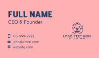 Animal Dog Love Business Card Design