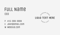 Round Rustic Business Business Card Image Preview