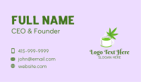 Hemp Vegan Juice Business Card Design