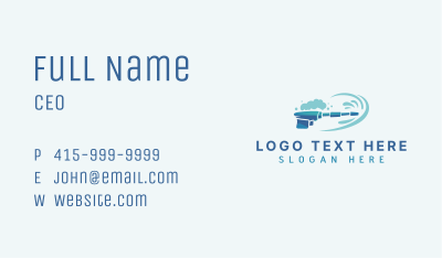 Sanitation Pressure Washing Business Card Image Preview