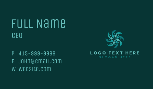 Artificial Intelligence Developer Business Card Design Image Preview