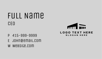 Industrial Warehouse Storage Business Card Image Preview