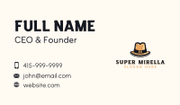 Fedora Hat Boutique  Business Card Image Preview