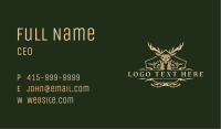 Elegant Deer Crest Business Card Image Preview