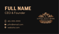 Luxury Crown Event Business Card Design