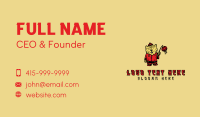 Chinese Tiger Mascot  Business Card Image Preview