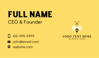 Crown Bee Insect Business Card Image Preview