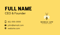 Crown Bee Insect Business Card Image Preview