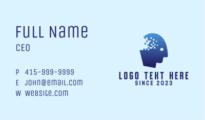 Mind Pixel Technology  Business Card Image Preview