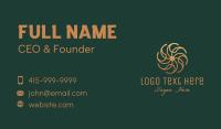 Bronze Luxury Ornament Business Card Design