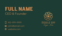 Bronze Luxury Ornament Business Card Image Preview