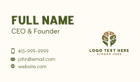 Tree Planting Arborist Business Card Preview