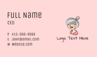 Cute Grandma Character Business Card Image Preview