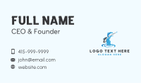 Pressure Washer Cleaning Services Business Card Design