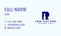 Letter R Tie Business Card Image Preview