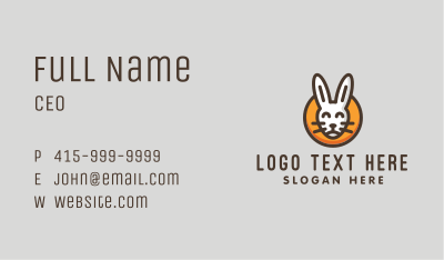 Happy Bunny  Business Card
