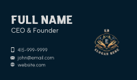 Elegant Hand Wellness Business Card Image Preview