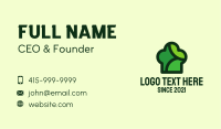 Green Chef Hat  Business Card Image Preview