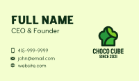 Green Chef Hat  Business Card Image Preview