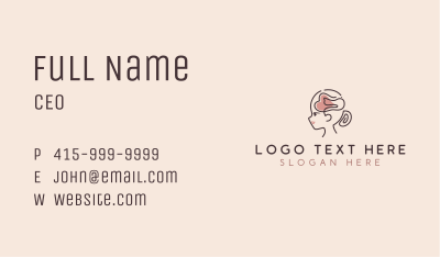 Woman Mental Health Business Card Image Preview