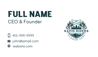 Chain Saw Woodcutter Business Card Image Preview