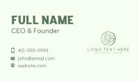 Leaf Grass Landscaping Business Card Preview