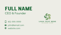 Natural Vegan Leaf Business Card Image Preview