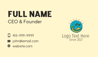 Tropical Vacation Island  Business Card Image Preview