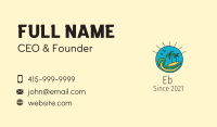 Tropical Vacation Island  Business Card Image Preview