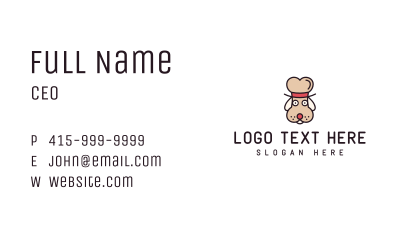 Dog Pet Apparel Company Business Card Image Preview