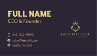 Elegant Crown Boutique Business Card Image Preview