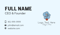 Flower Pot Decoration  Business Card Preview