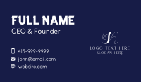 Script Business Letter K Business Card Design