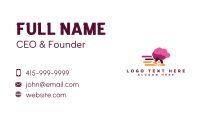 Speed Learning Brain Business Card Design