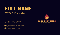 Cow Barbecue Grill Business Card Image Preview