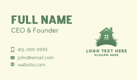 Grass Yard House Business Card Image Preview