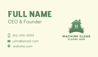 Grass Yard House Business Card Image Preview