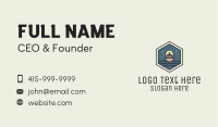 Sailing Ferry Hexagon Badge Business Card Image Preview