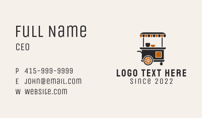 Food Cart Diner  Business Card Image Preview