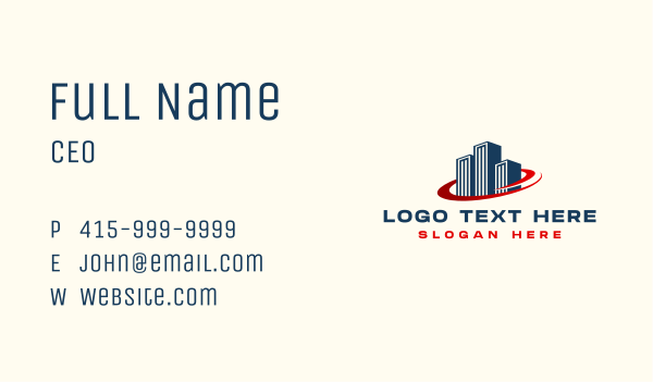 Building Property Construction Business Card Design Image Preview