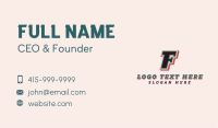 Sports Varsity League  Business Card Image Preview