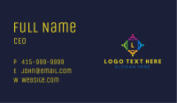 Community Team Lettermark Business Card Image Preview
