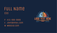 HVAC Ice Fire Business Card Image Preview
