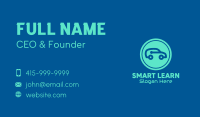 Blue Smart Car Business Card Image Preview