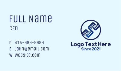Electronic Circuit Badge Business Card Image Preview