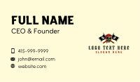 Pirate Flag Sword Business Card Image Preview