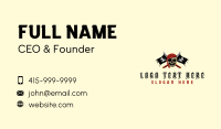 Pirate Flag Sword Business Card Preview